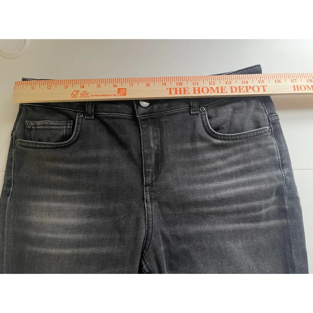 Dorothee Schumacher Denim Attraction Pants Womens Black Wash‎ Cropped Jeans 6